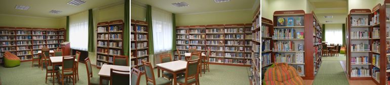 Bácsbokod könyvtár belső terei
